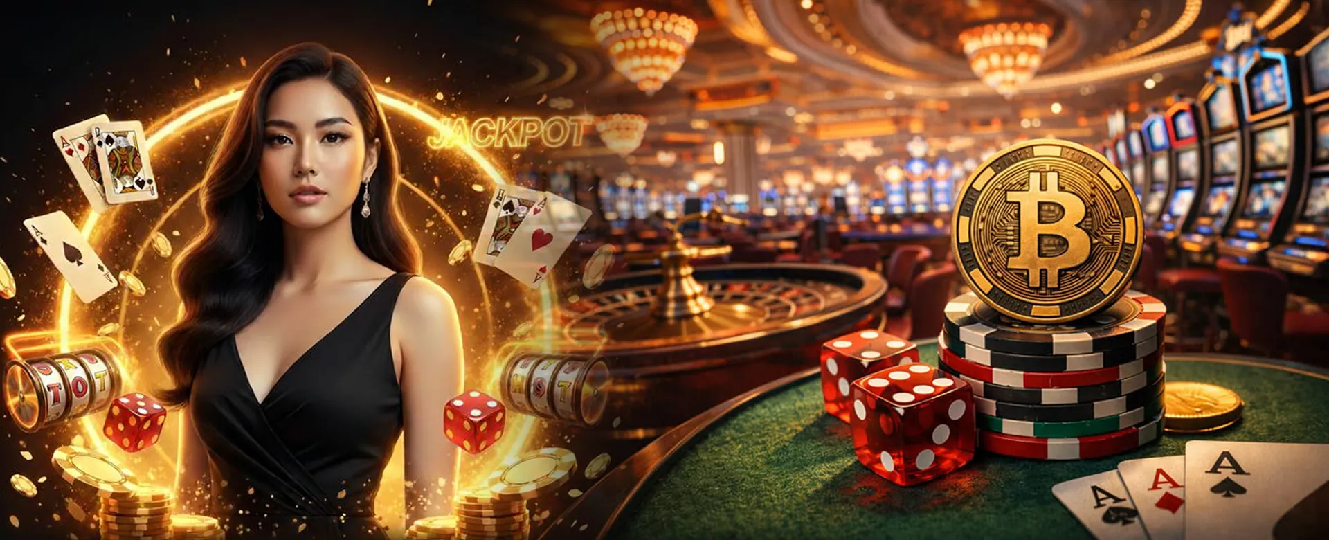 Dynamic online casino background with bright lights for 8k8 link